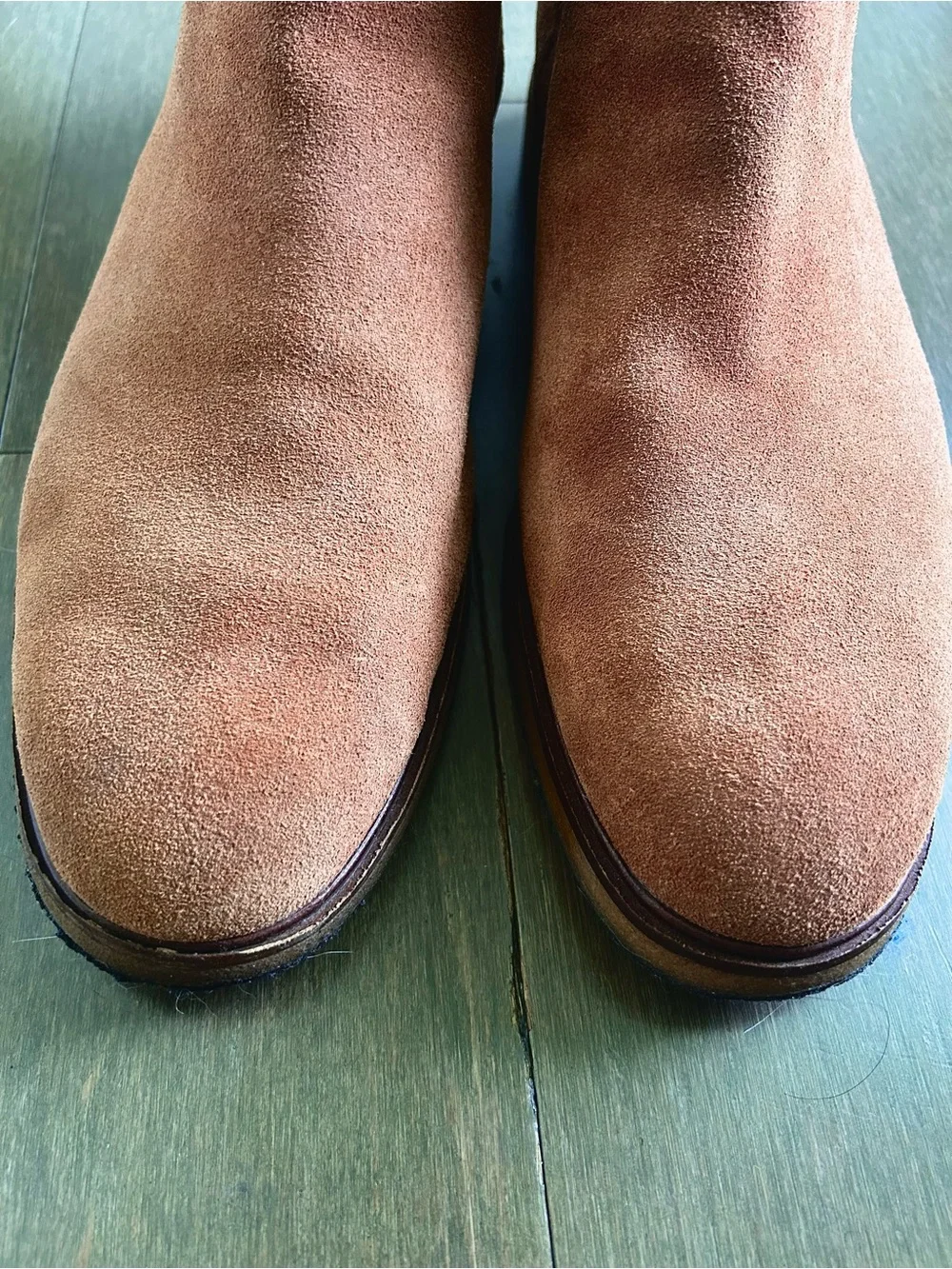 Clarks Men's Clarkdale Gobi Chelsea Boot, Dark Tan Suede, 11.5 M US